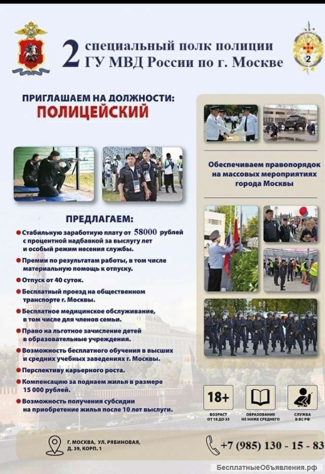 Служба в полиции
