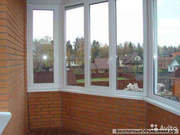 Установка пластиковых окон, остекление балконов