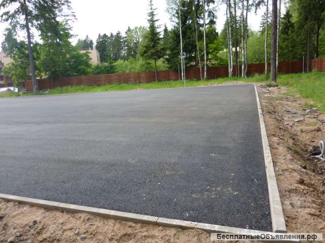Укладка асфальта, благоустройство территории