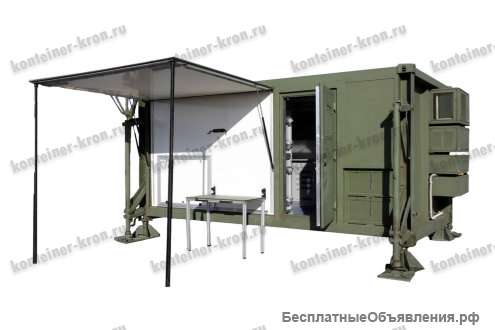 Пункт выдачи продовольствия на базе кузов-контейнера