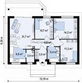 Какркасны дом 85м2