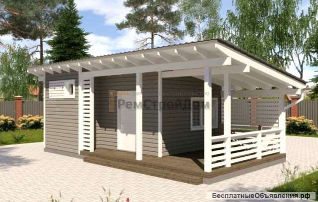 Баня 36м2 под ключ