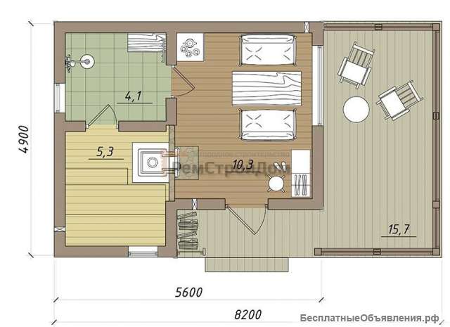 Баня 36м2 под ключ