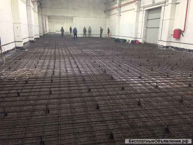 Устройство промышленных бетонных полов