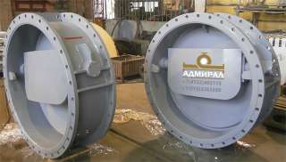 Клапан обратный дисковый с резиновым уплотнением Ду 300-1200 мм