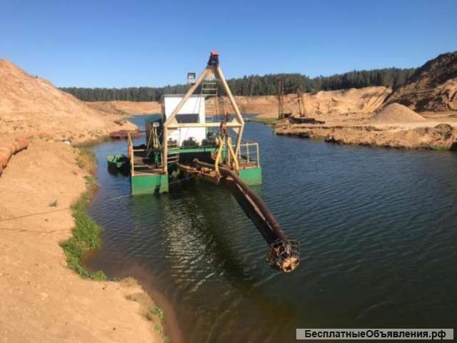 Электрический Земснаряд 10ГРУТ-8КУ тип МЗ-8 с землесосом ГРУТ