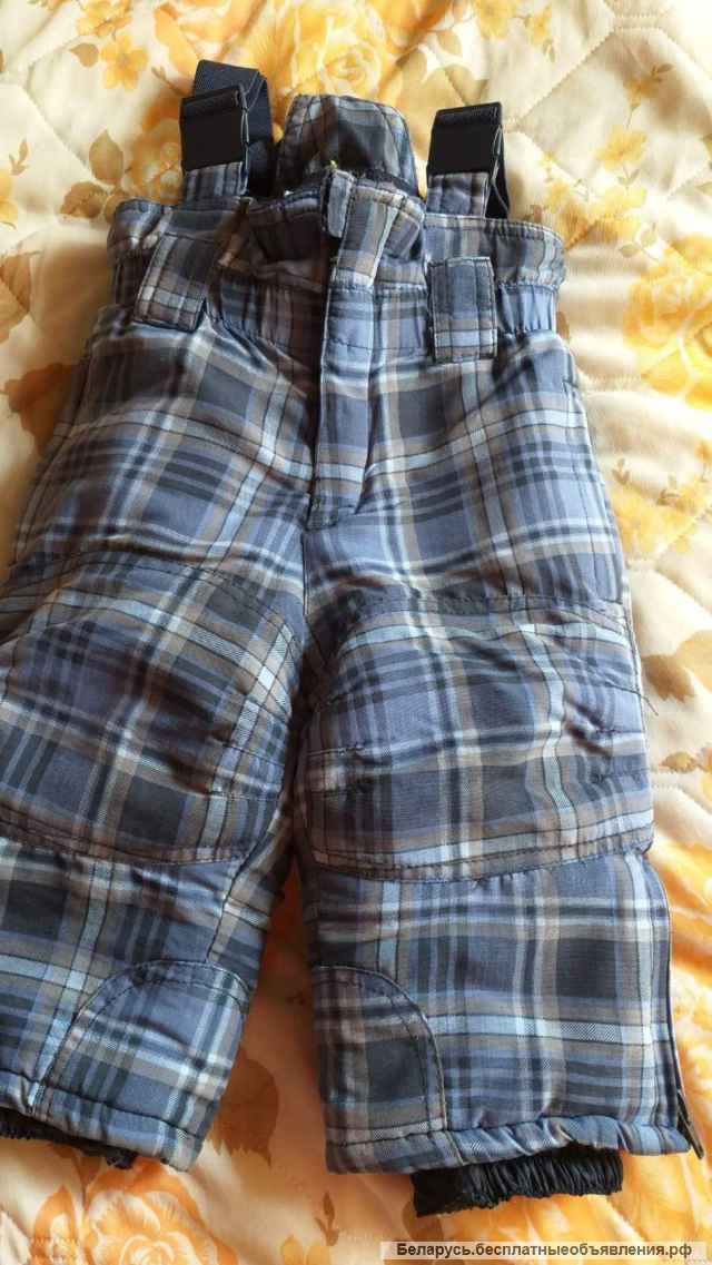 Полукомбинезон теплый и толстый, р.68, б.у в отличном состоянии