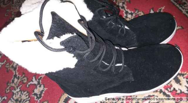 Ботинки черные, Китай, р.37 (идут на р.36), маломерки