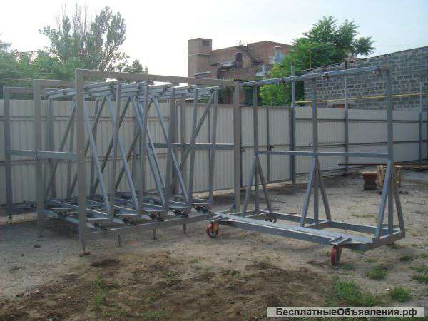 Системы хранения стекла(передвижной склад)