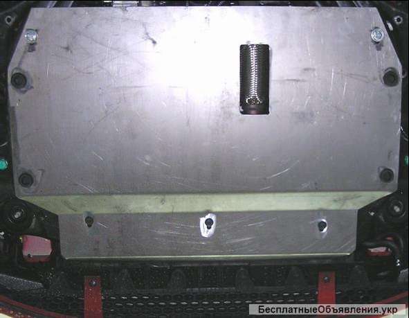 Защита картера двигателя Kia Rio II 2005-2011 V-1,4; 1,5, МКПП/АКПП, двигун, КПП, радіатор