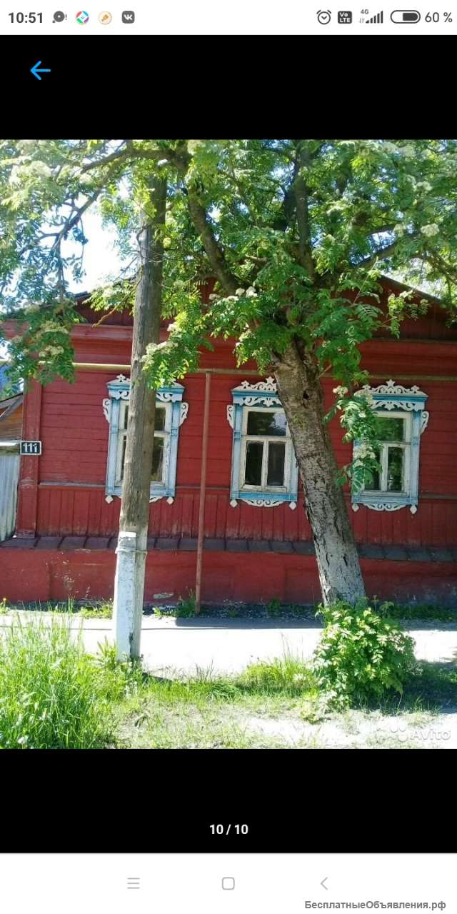 Дом в Орловской области г.Болхове