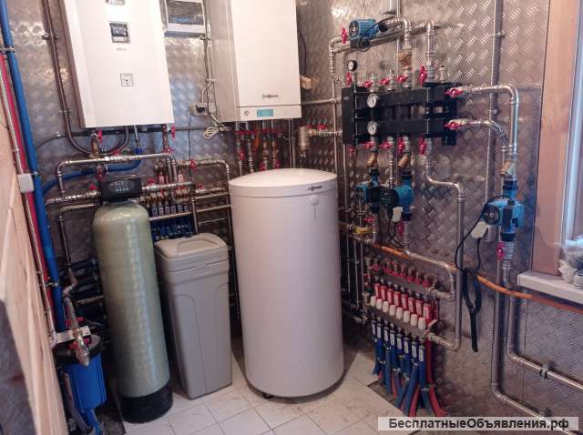 Монтаж отопления, водоснабжения, тëплый пол, обустройство скважины