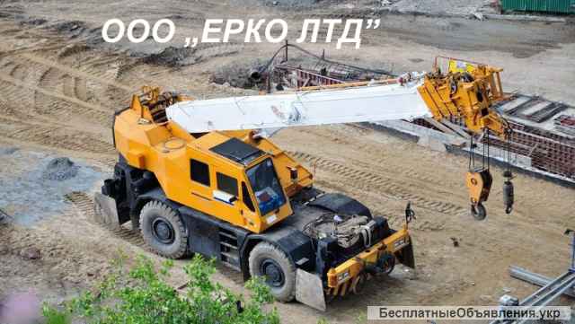 Автокран КАТО услуги аренда Кривой Рог - кран 25 т, 40, 100, 200 тн, 300 тонн