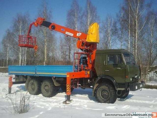 Сдам в аренду автокран-манипулятор КАМАЗ 4310