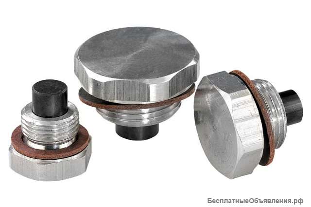 Сливные пробки, заглушки с наружной резьбой KIPP