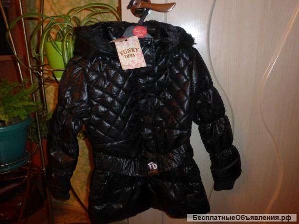 Новая куртка демисезонная на рост 122-128