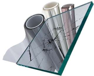 Пленка защитная и противоосколочная для зеркал и стекла