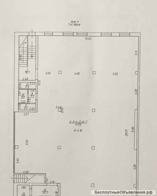 Первый этаж 410 кв.м. в торговом центре на Стачках