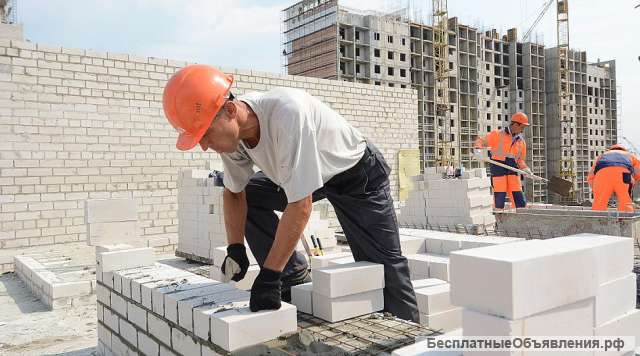 Требуются каменщики с опытом