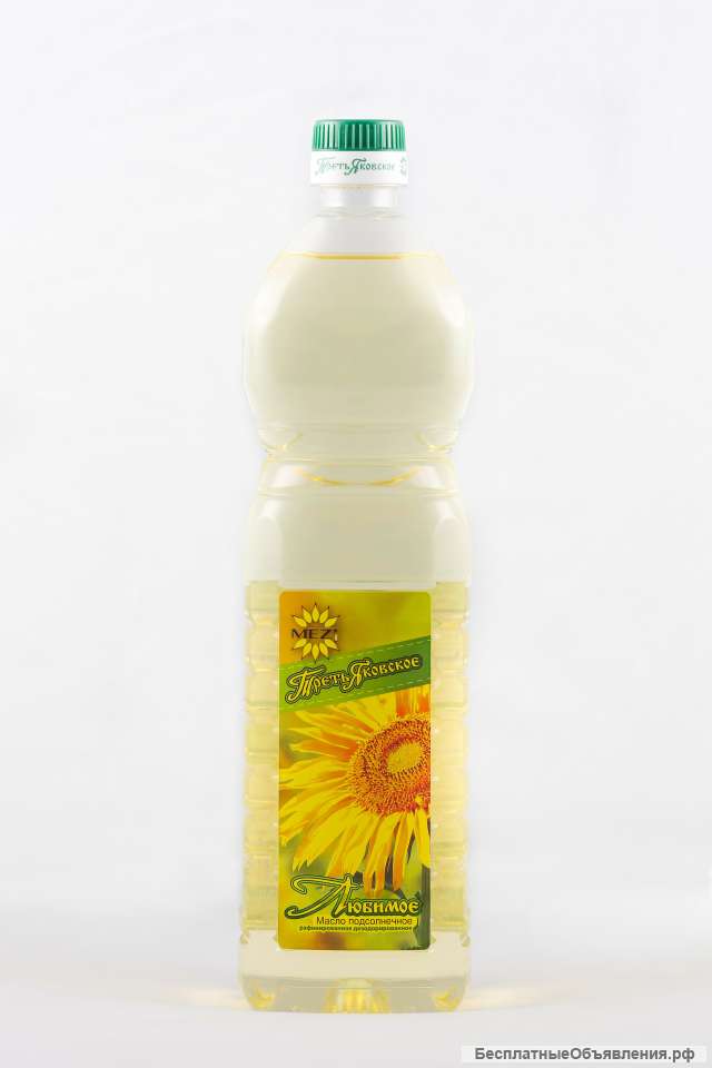 ООО"Сантарин", реализует масло подсолнечное