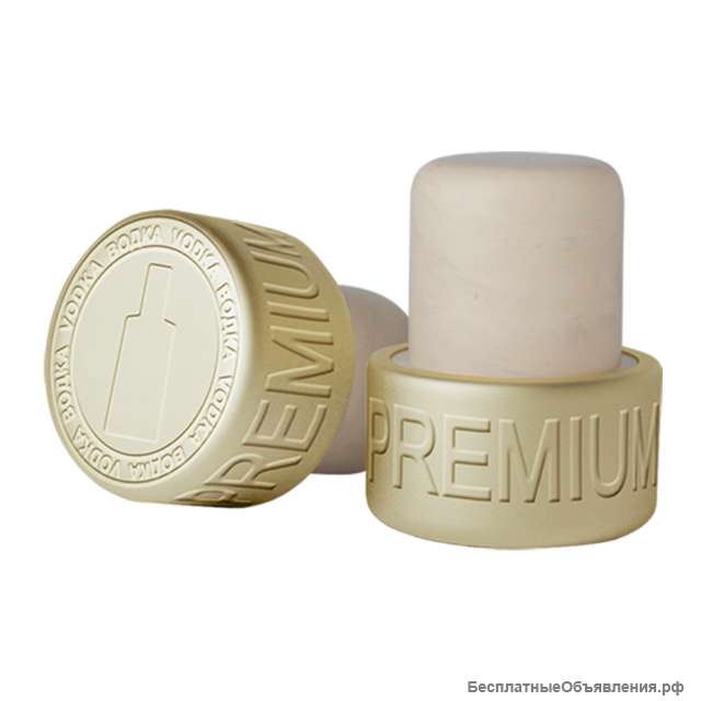 Пробка Т-образная типа «Камю» (декорированная алюминием)