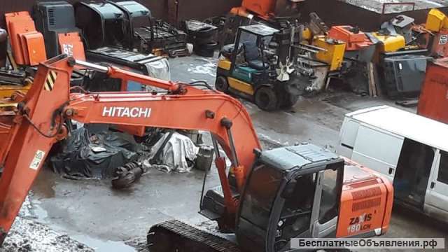 Запчасти экскаватор б/у Hitachi JCB Komatsu и новые