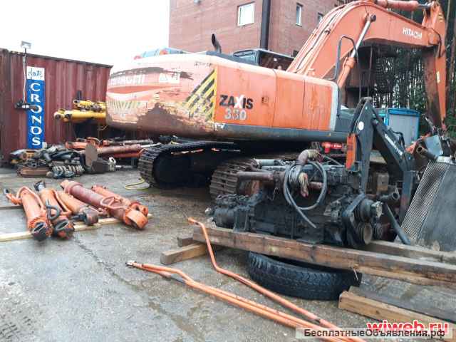 Запчасти экскаватор б/у Hitachi JCB Komatsu и новые