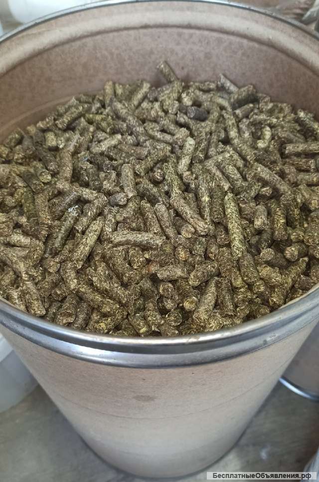 Травяная мука гранулированная