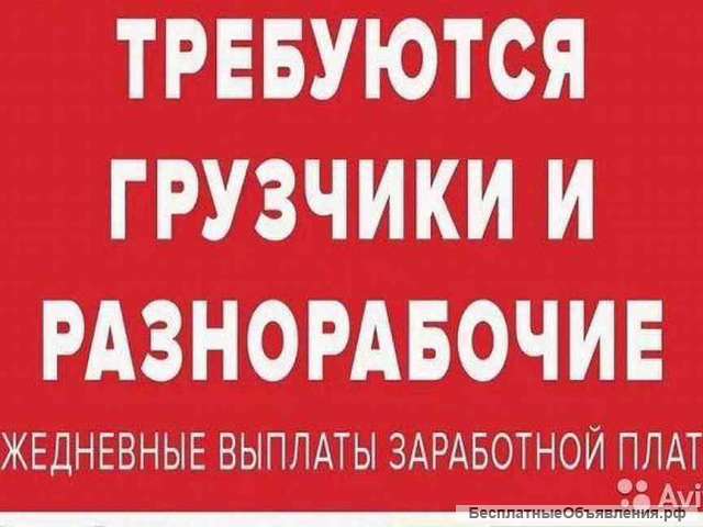 Грузчики и разнорабочие