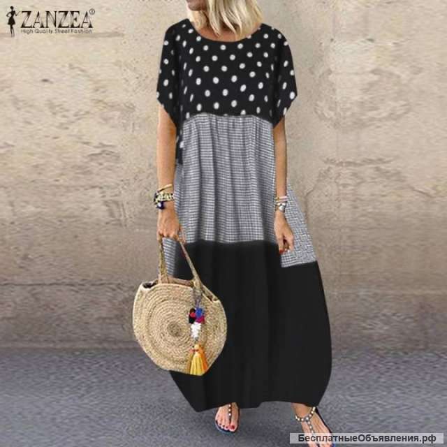 Платье клетка р54