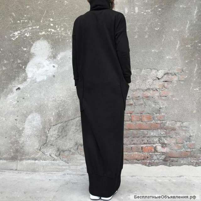 Платье-толстовка новое р.54