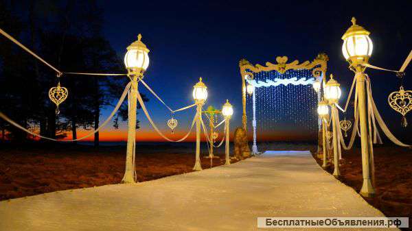 'Лунный Цвет' организация свадьбы, оформление, декор. Выездная регистрация.