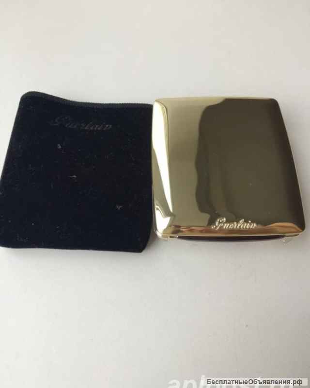 Пудра новая Guerlain Parure оригинал цвет тон светлый 2 чехол черный замша коробок зеркало косметика