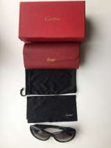 Очки женские новые Cartier копия люкс цвет коричневый болотный леопард золото металл принт аксессуар