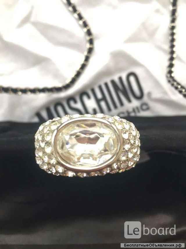 Сумка клатч новый женский Moschino Италия черный замша стразы Сваровски Swarovski замшевый аксессуар