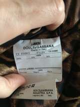 Плащ женский новый Dolce&Gabbana Италия 46 М размер леопард коричневый миди длина шелк оригинал мода