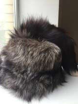 Шапка женская новая мех чернобурка хвост зима меховая аксессуары зимние верхняя одежда топ мода купи