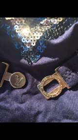 Купальник слитный новый Amarea Италия 46 M сдельный синий пайетки паетци сердце серебро принт вышиты