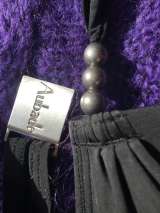 Купальник бикини раздельный Aubade Франция 46 М чашки мягкие пушап черный мягкий принт бусины металл