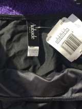 Купальник бикини раздельный Aubade Франция 46 М чашки мягкие пушап черный мягкий принт бусины металл