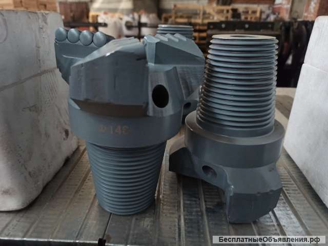 Буровые коронки PDC тип P19 (стальной корпус)