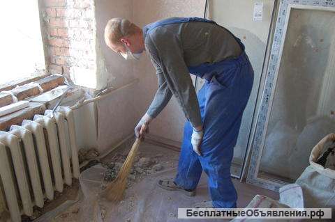 Уборка помещений, уборка территории, расчистка участка. Уборка после ремонта