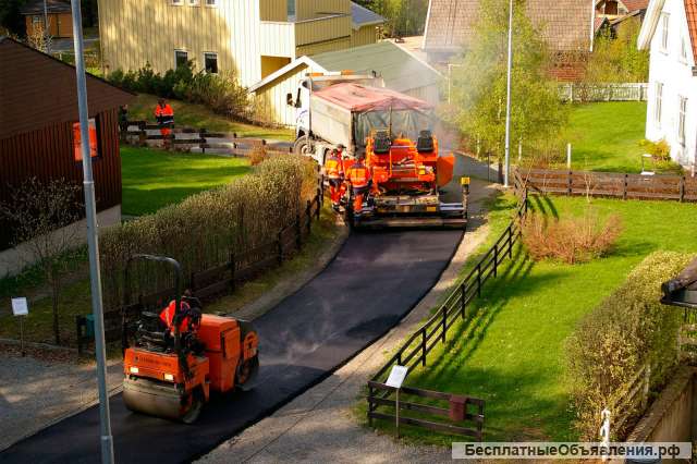 Асфальтирование. Укладка асфальта-новосибирске