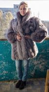 Шикарная шуба из песца