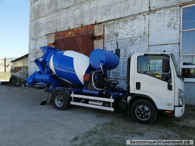 Новый автобетоносмеситель, ISUZU NQR90L-H