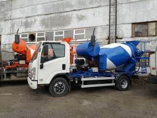 Автобетоносмеситель на шасси ISUZU NQR90L-H
