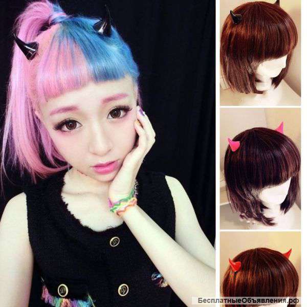 Заколки-зажимы косплей Рожки комплект