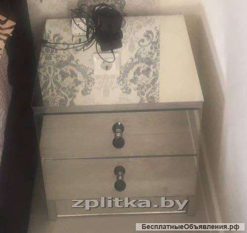 Тумба прикроватная зеркальная Аи