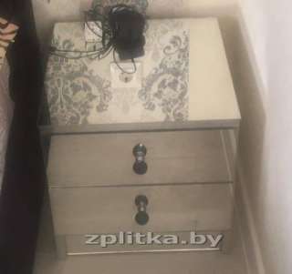 Тумба прикроватная зеркальная Аи