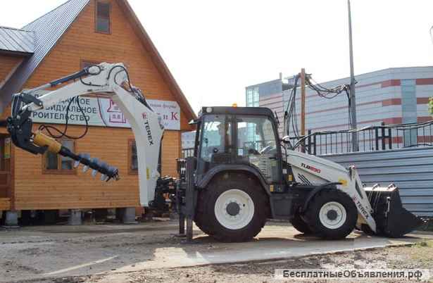 Шнекобур Delta RD-7 для экскаватора-погрузчика